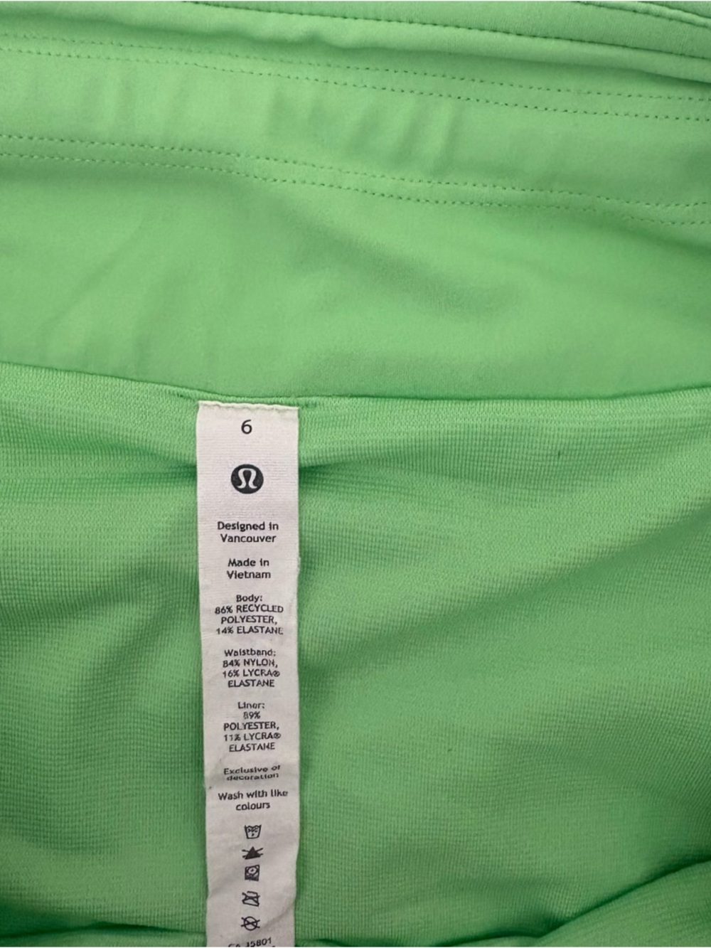 LULULEMON Limited Edition Nulux Waist Shorts Size 6 - Picture 5 of 8